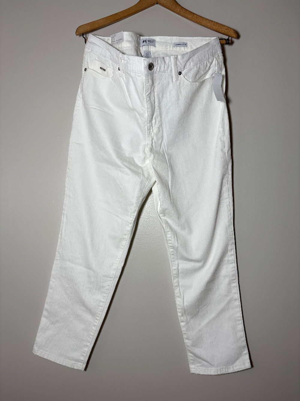 Nine West Crop White Jeans